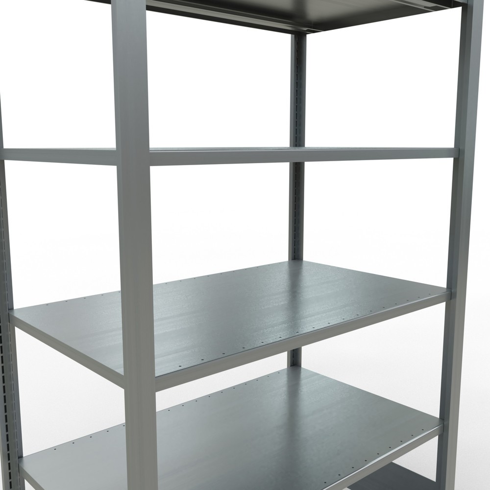 Immagine del prodotto n. 5: Scaffalatura per documenti SCHULTE campata base, a doppio fronte, senza spondine centrali, portata per piano 150 kg, AxLxP 2.000 x 1.000 x 600 mm