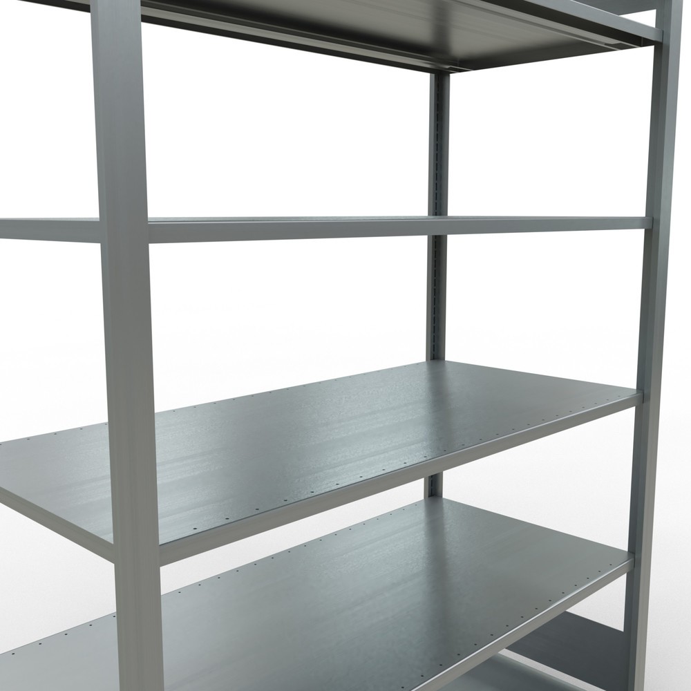 Immagine del prodotto n. 4: Scaffalatura per documenti SCHULTE campata base, a doppio fronte, senza spondine centrali, portata per piano 150 kg, AxLxP 2.000 x 1.300 x 600 mm
