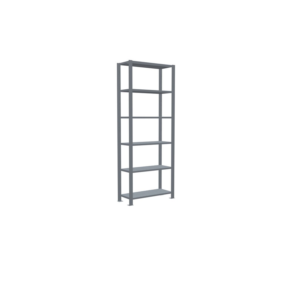 Immagine del prodotto n. 2: Scaffalatura per documenti SCHULTE campata base, monofronte, con spondine posteriori, portata per piano 85 kg, AxLxP 2.000 x 750 x 300 mm
