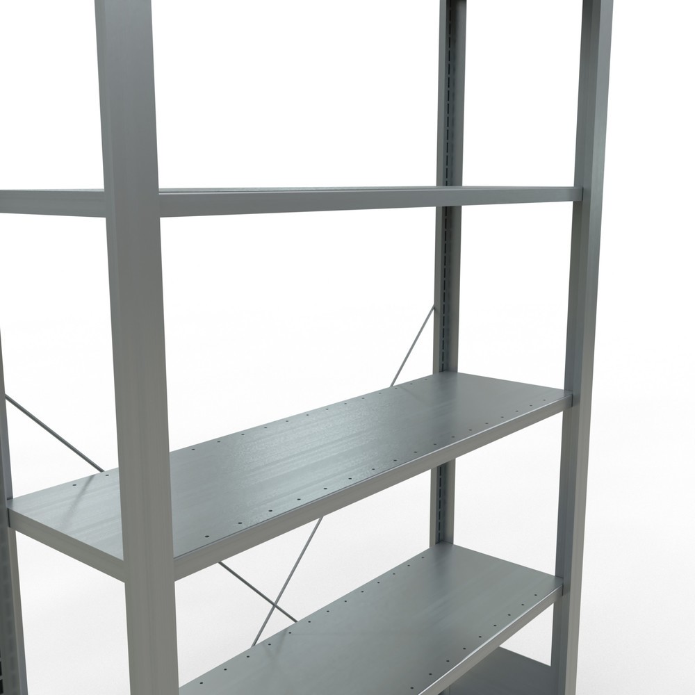 Immagine del prodotto n. 4: Scaffalatura per documenti SCHULTE campata base, monofronte, senza spondine posteriori, portata per piano 85 kg, AxLxP 2.000 x 1.000 x 300 mm