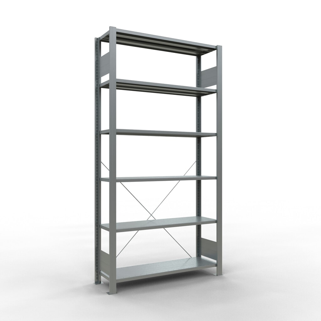 Scaffalatura per documenti SCHULTE campata base, monofronte, senza spondine posteriori, portata per piano 85 kg, AxLxP 2.000 x 1.000 x 300 mm Immagine del prodotto: Scaffalatura per documenti SCHULTE campata base, monofronte, senza spondine posteriori, portata per piano 85 kg, AxLxP 2.000 x 1.000 x 300 mm
