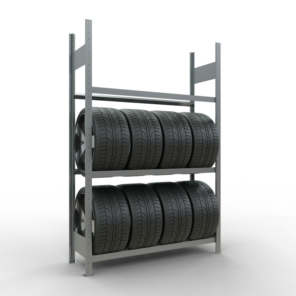 Immagine del prodotto n. 2: Scaffale per pneumatici SCHULTE, campata base, AxLxP 2.000 x 1.300 x 400 mm
