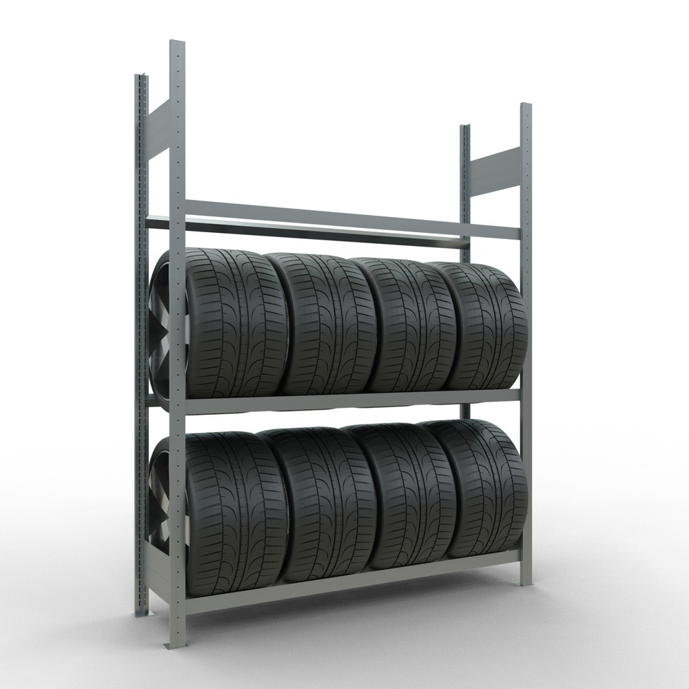 Immagine del prodotto n. 2: Scaffale per pneumatici SCHULTE, campata base, AxLxP 2.000 x 1.500 x 400 mm