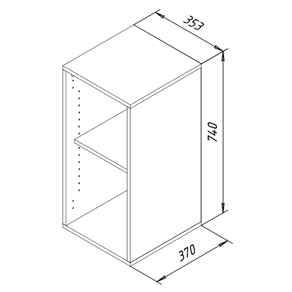 Immagine del prodotto n. 2: Scaffale Lona I XXL, quercia Sonoma