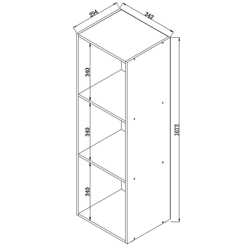 Immagine del prodotto n. 3: Scaffale per ufficio Offas a 3 ripiani, grigio