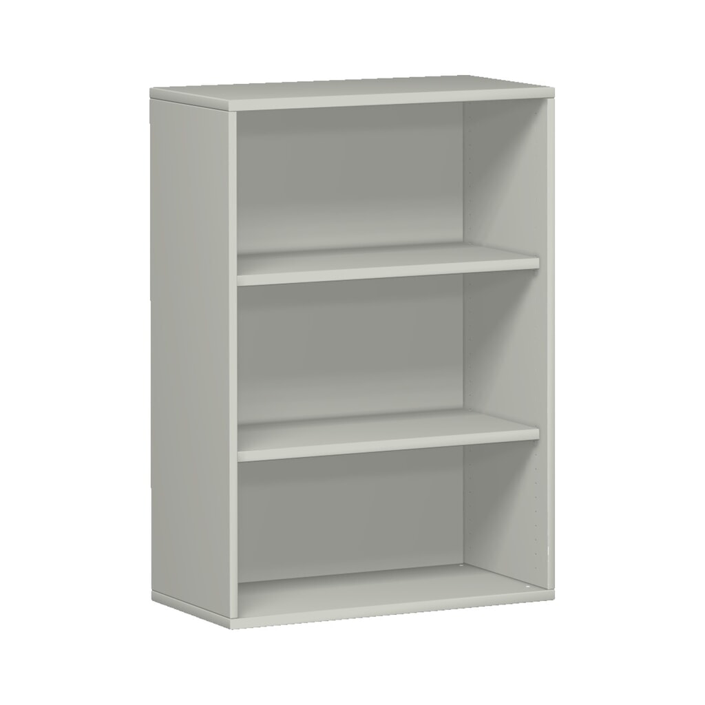Scaffalatura da ufficio Profi, 3 ripiani per registratori, larghezza 800 mm, grigio chiaro Immagine del prodotto: Scaffalatura da ufficio Profi, 3 ripiani per registratori, larghezza 800 mm, grigio chiaro