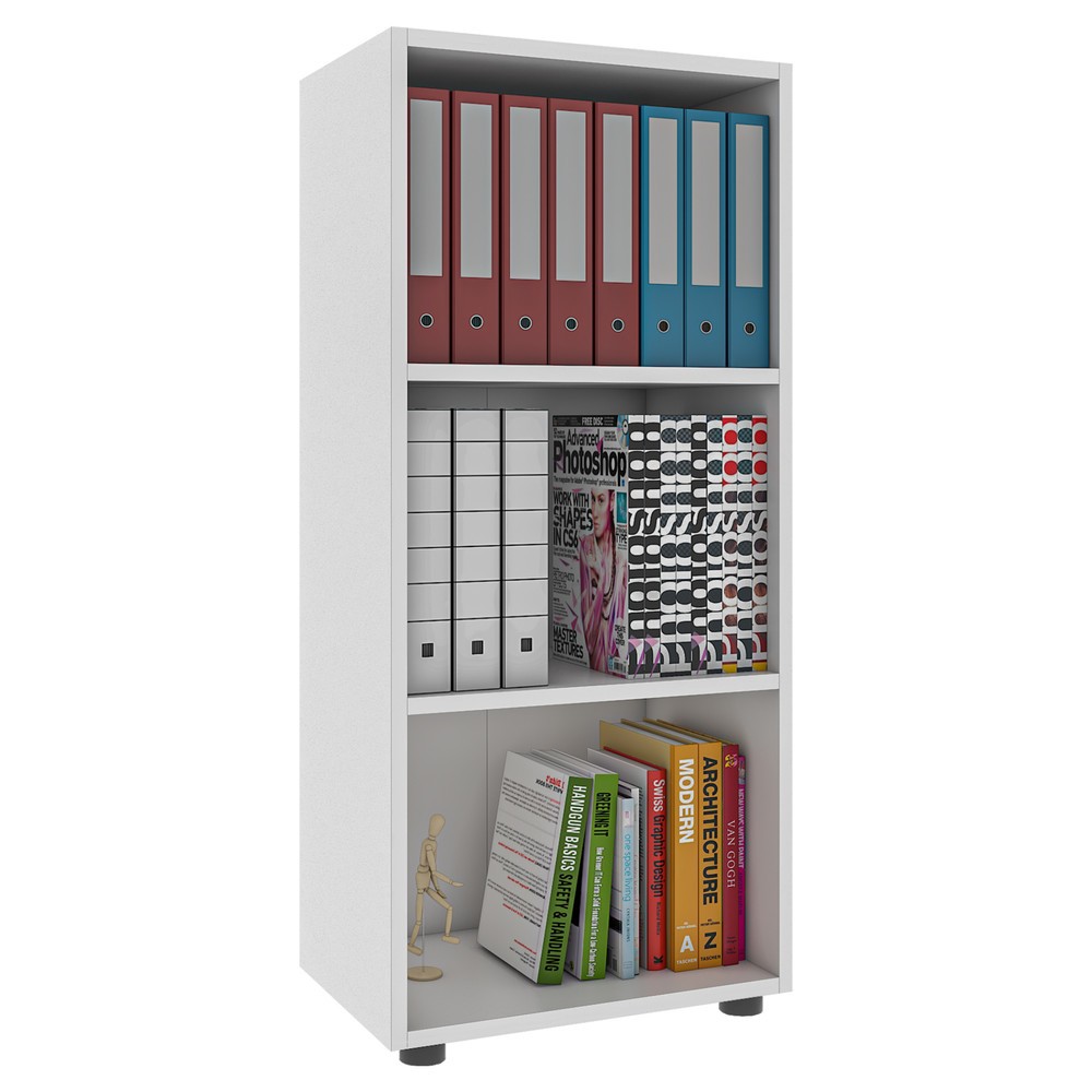 Immagine del prodotto n. 1: VCM scaffale Ulas 3 scomparti, bianco