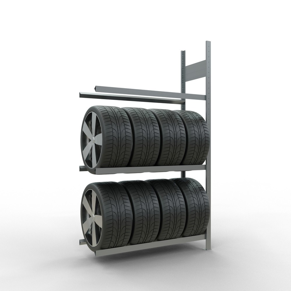 Immagine del prodotto n. 2: Scaffale per pneumatici SCHULTE, campata aggiuntiva, AxLxP 2.000 x 1.150 x 400 mm