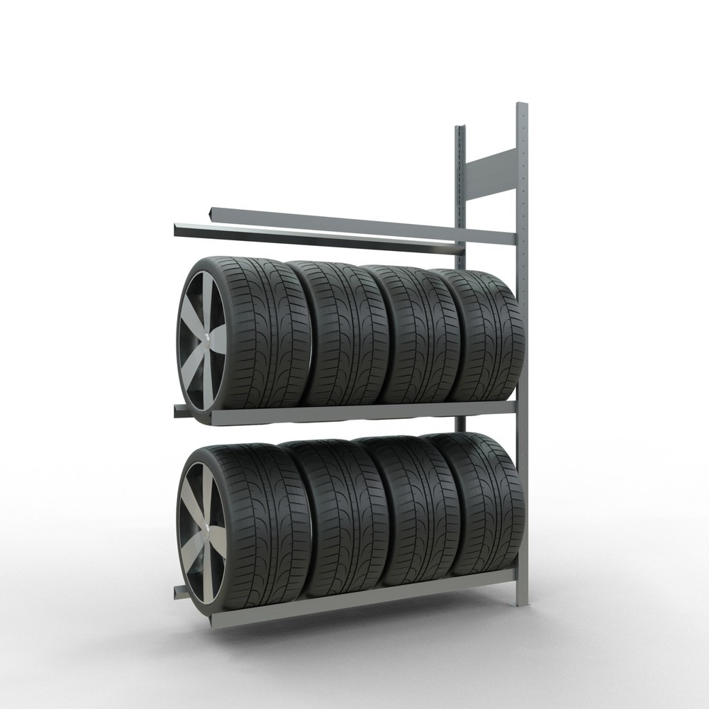 Immagine del prodotto n. 2: Scaffale per pneumatici SCHULTE, campata aggiuntiva, AxLxP 2.000 x 1.300 x 400 mm