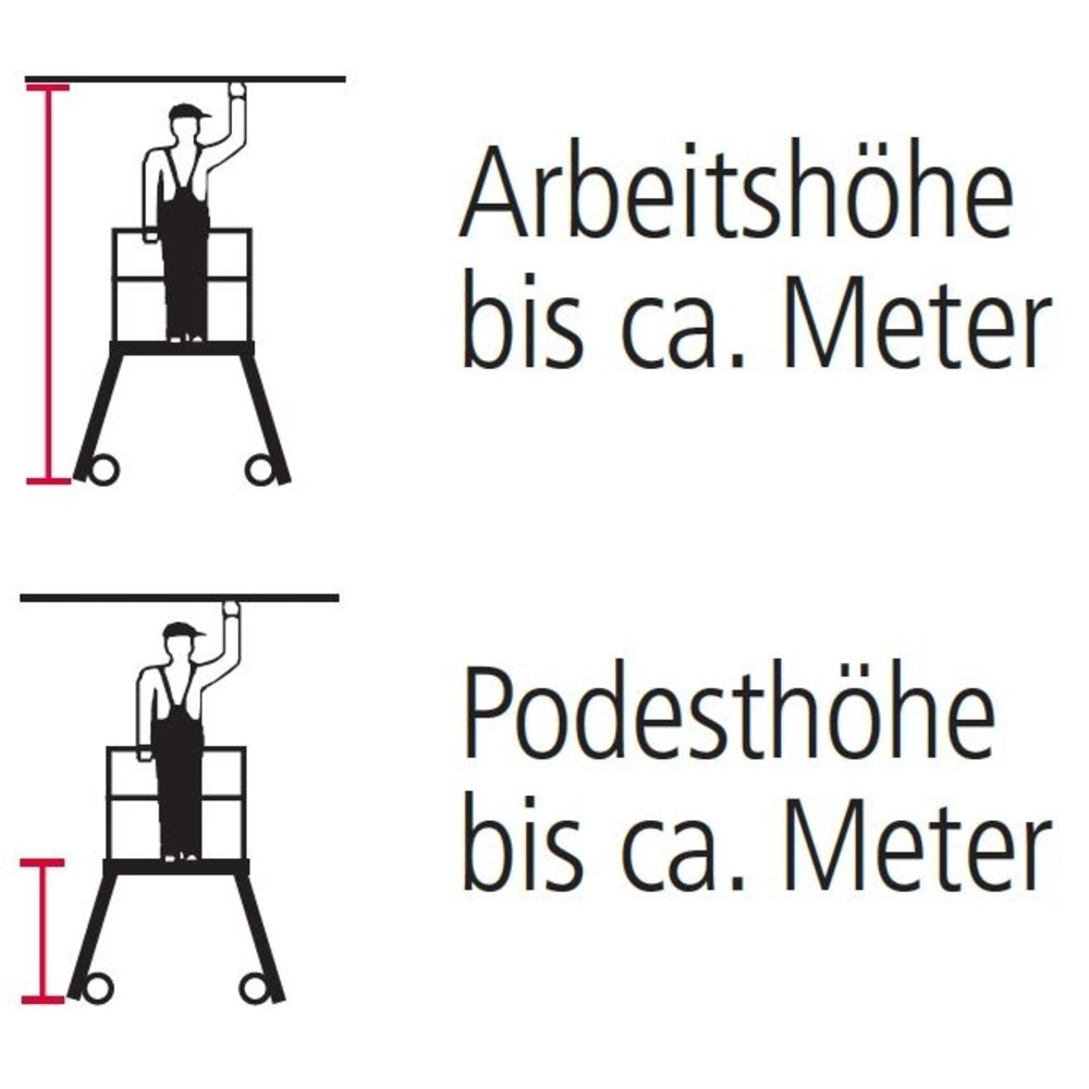 Immagine del prodotto n. 4: Scala a ponte KRAUSE®, mobile, altezza piano 1,65 m