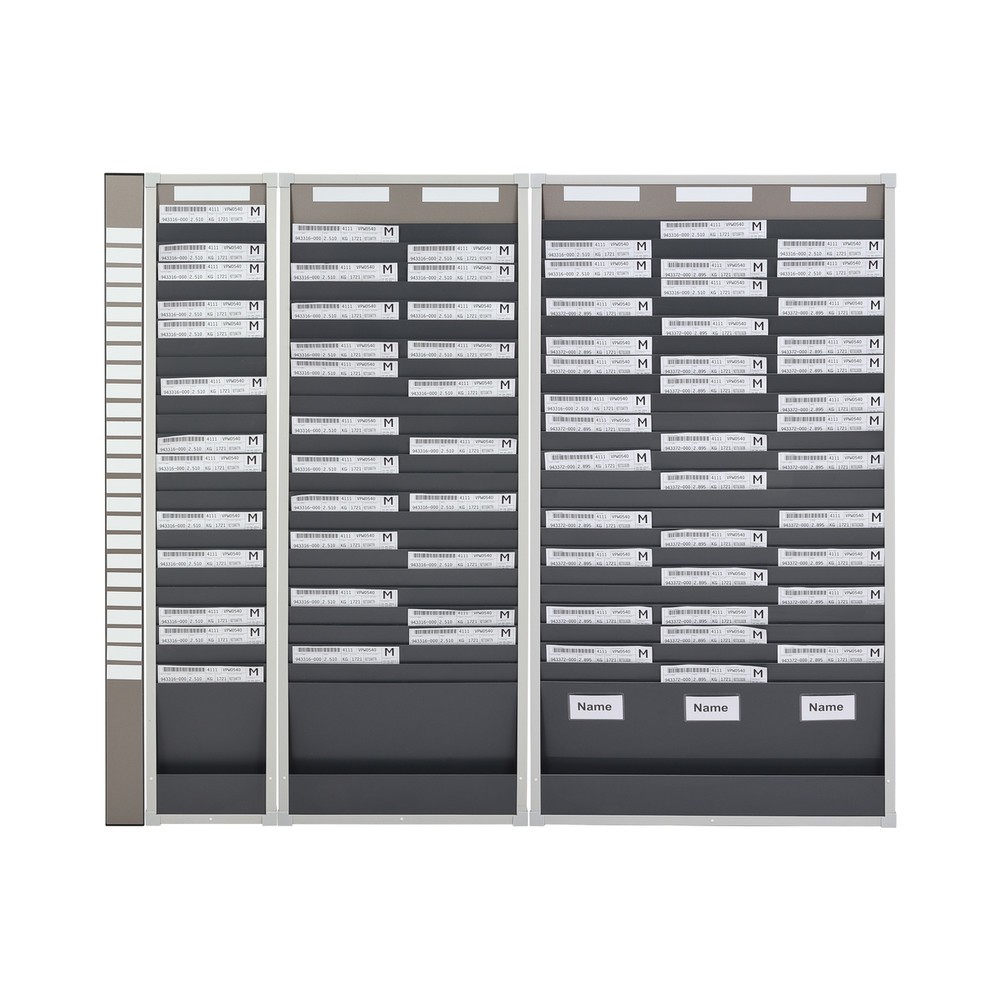 Immagine del prodotto n. 2: Classificatore, 1 fila, 10 scomparti, HxB 750 x 260 mm