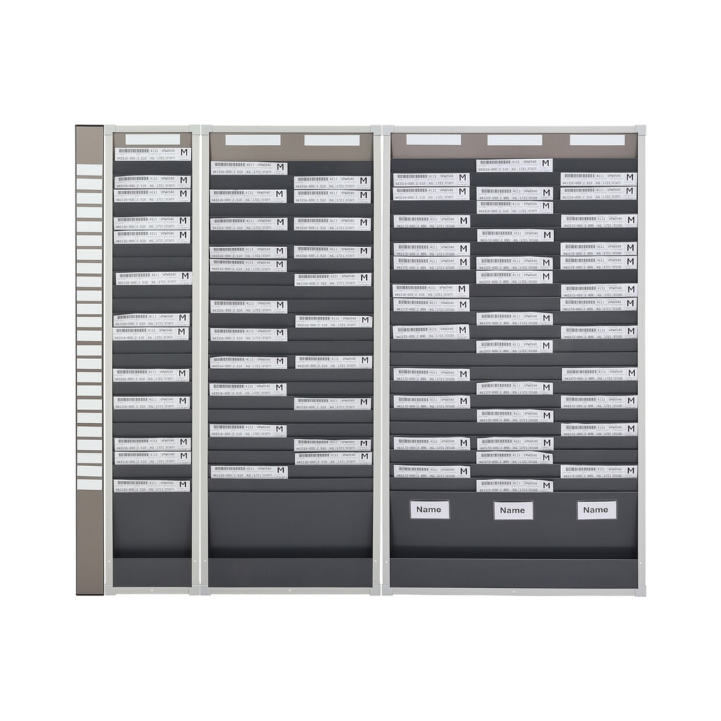 Immagine del prodotto n. 2: Classificatore, 1 fila, 10 scomparti, HxB 750 x 260 mm