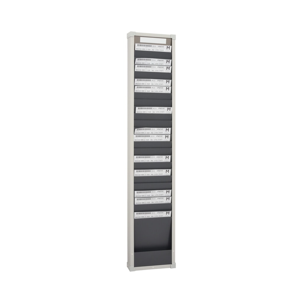 Immagine del prodotto: Classificatore, 1 fila, 25 scomparti, HxB 1.350 x 260 mm