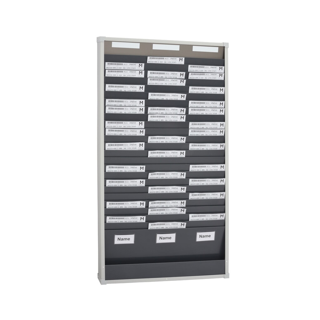 Immagine del prodotto: Classificatore, 3 file da 25 scomparti, HxB 1.350 x 720 mm