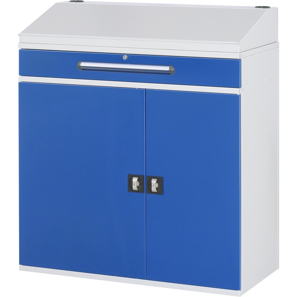 Immagine del prodotto n. 3: Scrittoio RAU, AxLxP 1.110-1.220 x 1.100 x 520 mm, cassetti 1 x 120 mm