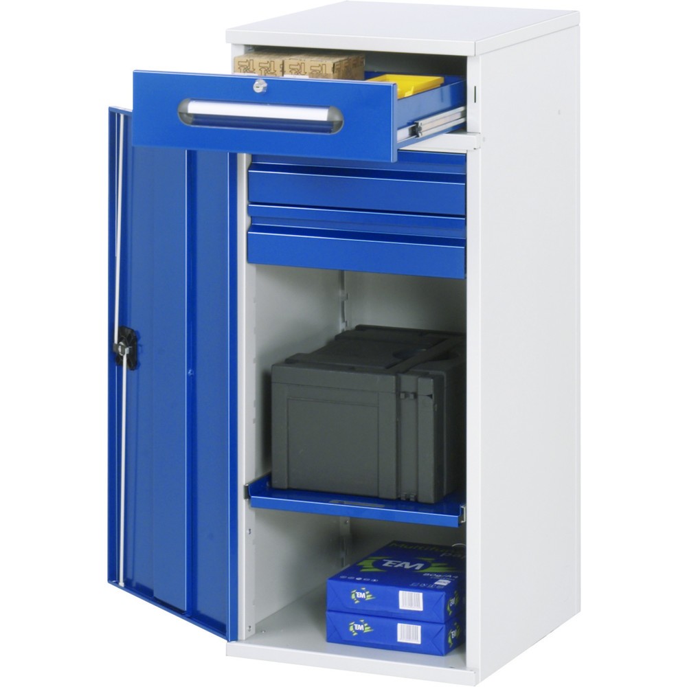 Immagine del prodotto n. 1: Armadio scrittoio RAU, HxBxT 1.060 x 450 x 520 mm, cassetti 2 x 80, 1 x 120 mm