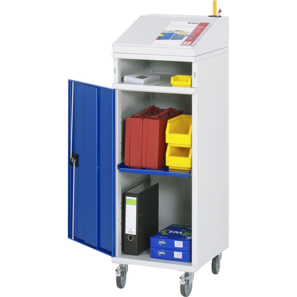 Scrittorio mobile RAU, AxP 1.235-1.345 x 520 mm