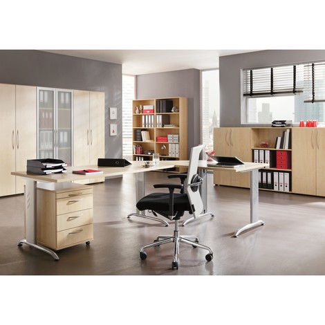 Immagine del prodotto n. 1: Contenitore su ruote Akzent, AxLxP 590 x 428 x 580 mm, bianco