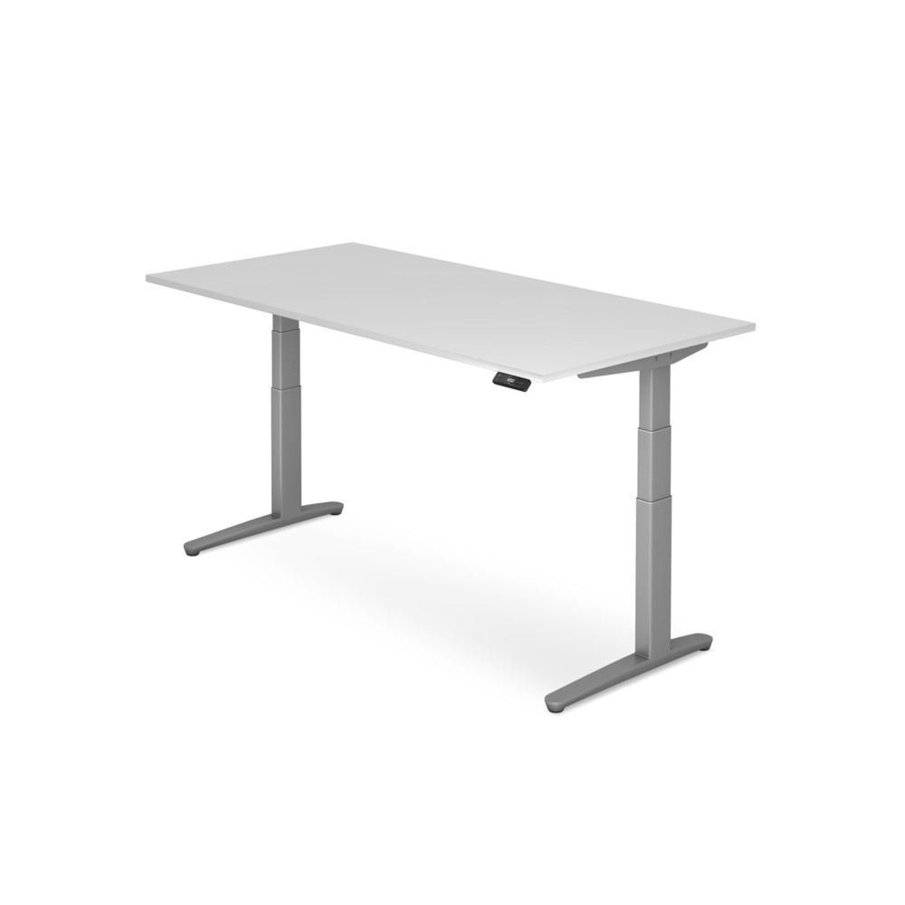 Immagine del prodotto n. 1: Scrivania con funzione memory, piedino a C regolabile in altezza, LxP 1.600 x 800 mm, bianco