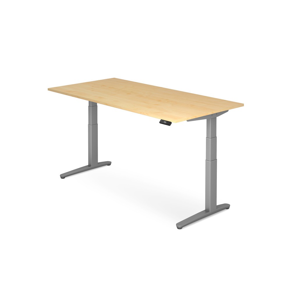 Immagine del prodotto: Scrivania con funzione memory, piede a C regolabile in altezza, LxP 1.800 x 800 mm, acero