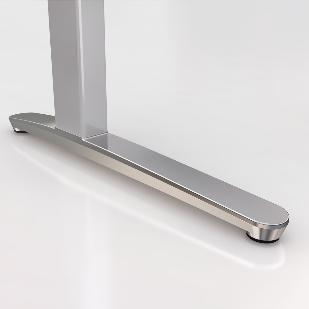 Immagine del prodotto n. 2: Scrivania con funzione memory, piede a C regolabile in altezza, LxP 1.600 x 800 mm, grigio
