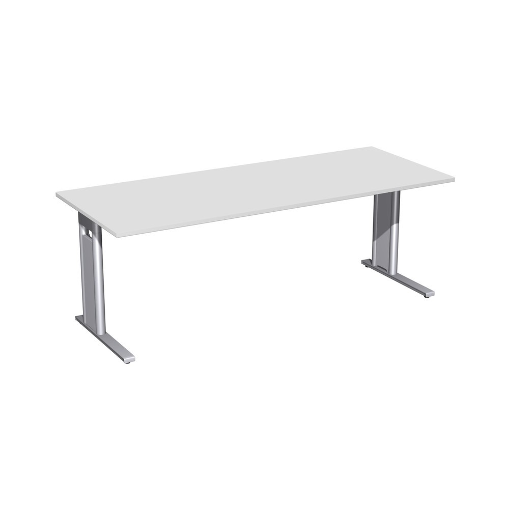 Immagine del prodotto: Scrivania Profi, telaio con piedino a C, LxP 2.000 x 800 mm, grigio chiaro