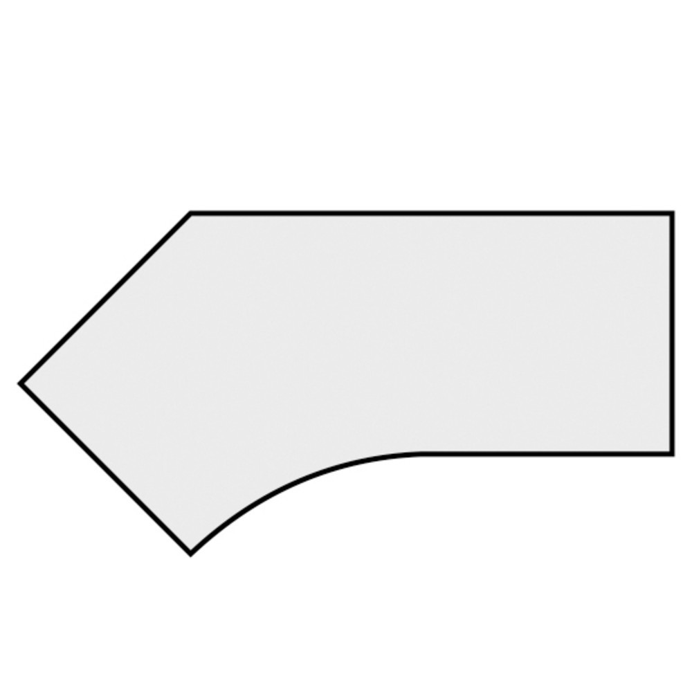 Immagine del prodotto n. 4: Scrivania Profi, piedino a C, forma libera a 135° a sinistra, LxP 2.166 x 1.130 mm, faggio
