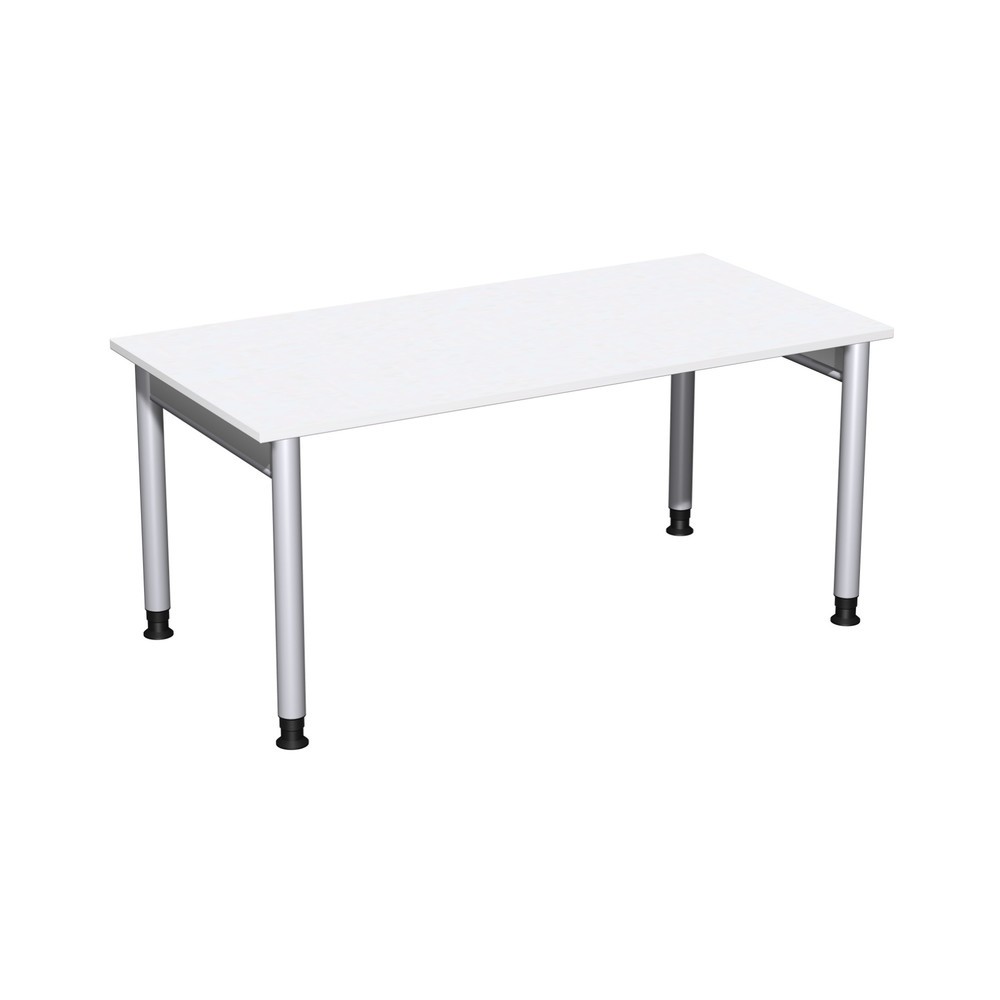 Immagine del prodotto: Scrivania Profi, telaio a 4 piedini, regolabile in altezza, LxP 1.600 x 800 mm, bianco
