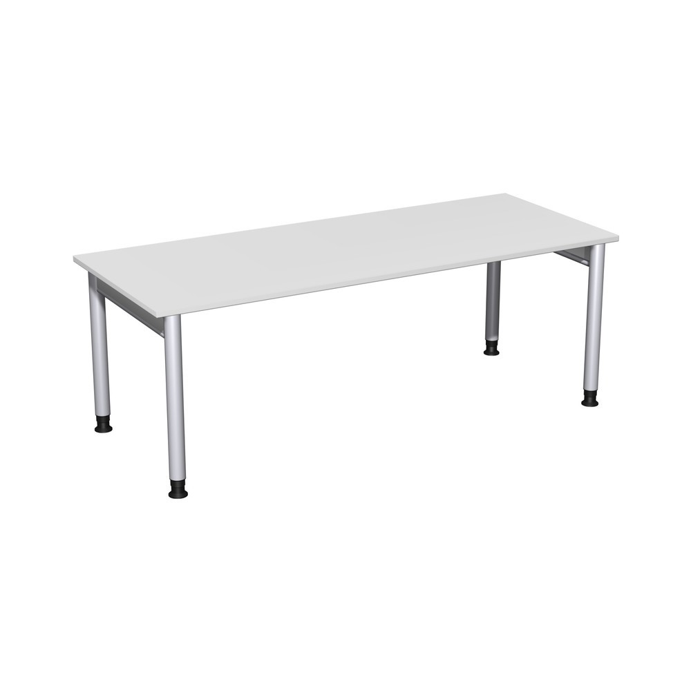 Immagine del prodotto: Scrivania Profi, telaio a 4 piedini, regolabile in altezza, LxP 2.000 x 800 mm, grigio chiaro