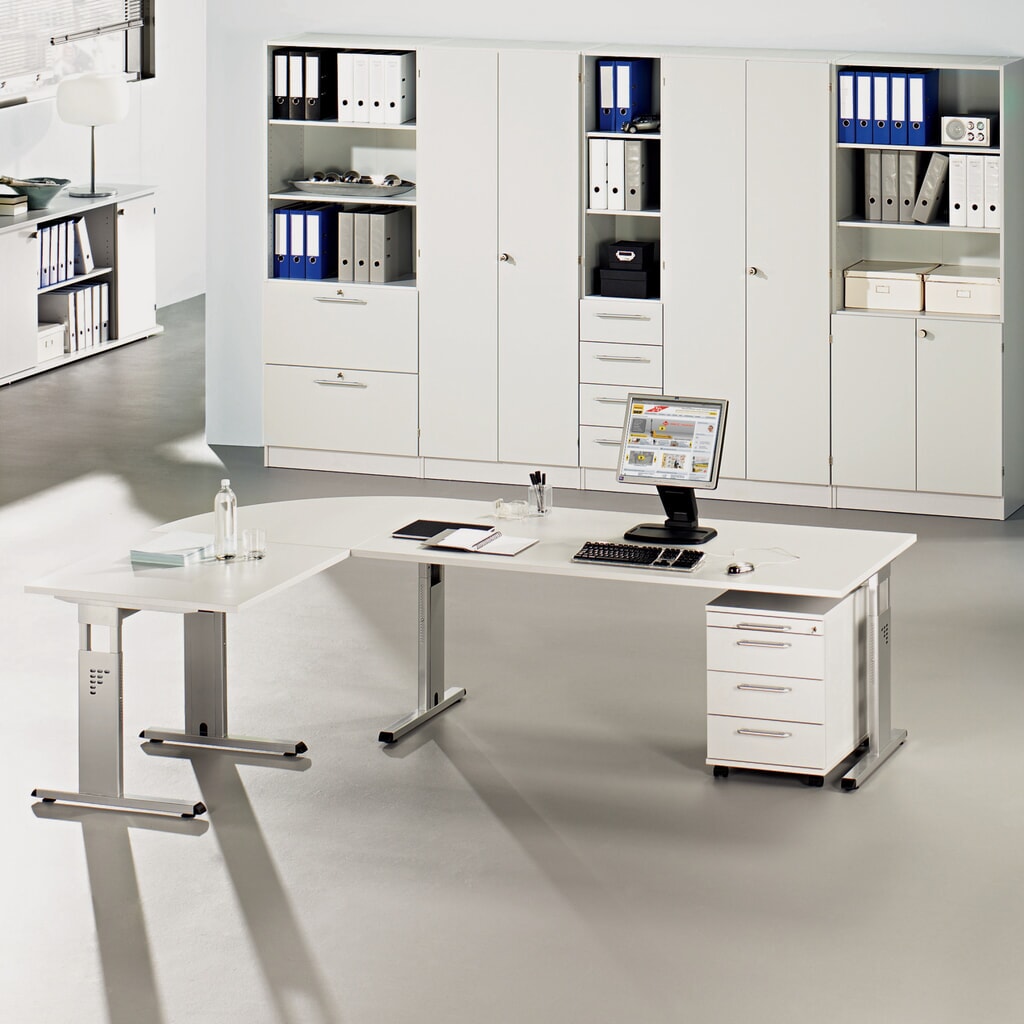 Scrivania Solid, regolabile in altezza