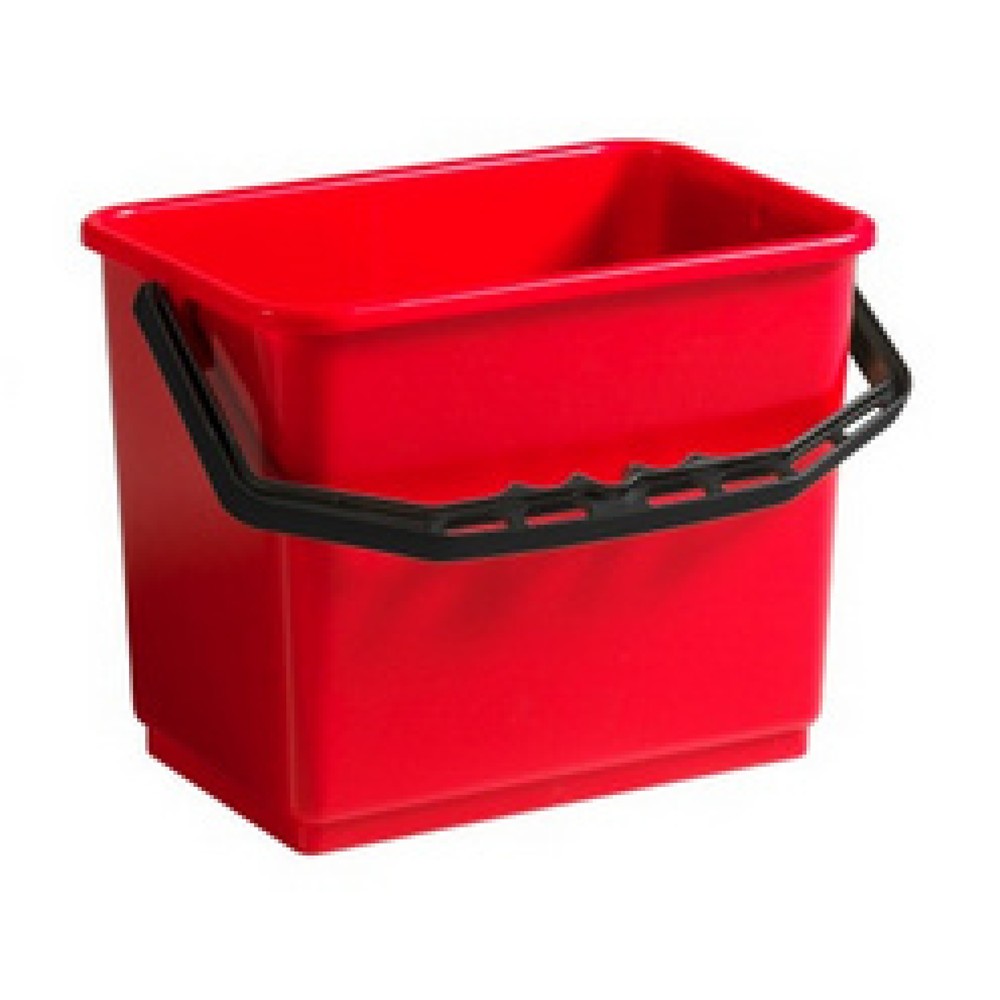 Immagine del prodotto: Secchio per carrelli per pulizie e di servizio, 6 litri, rosso