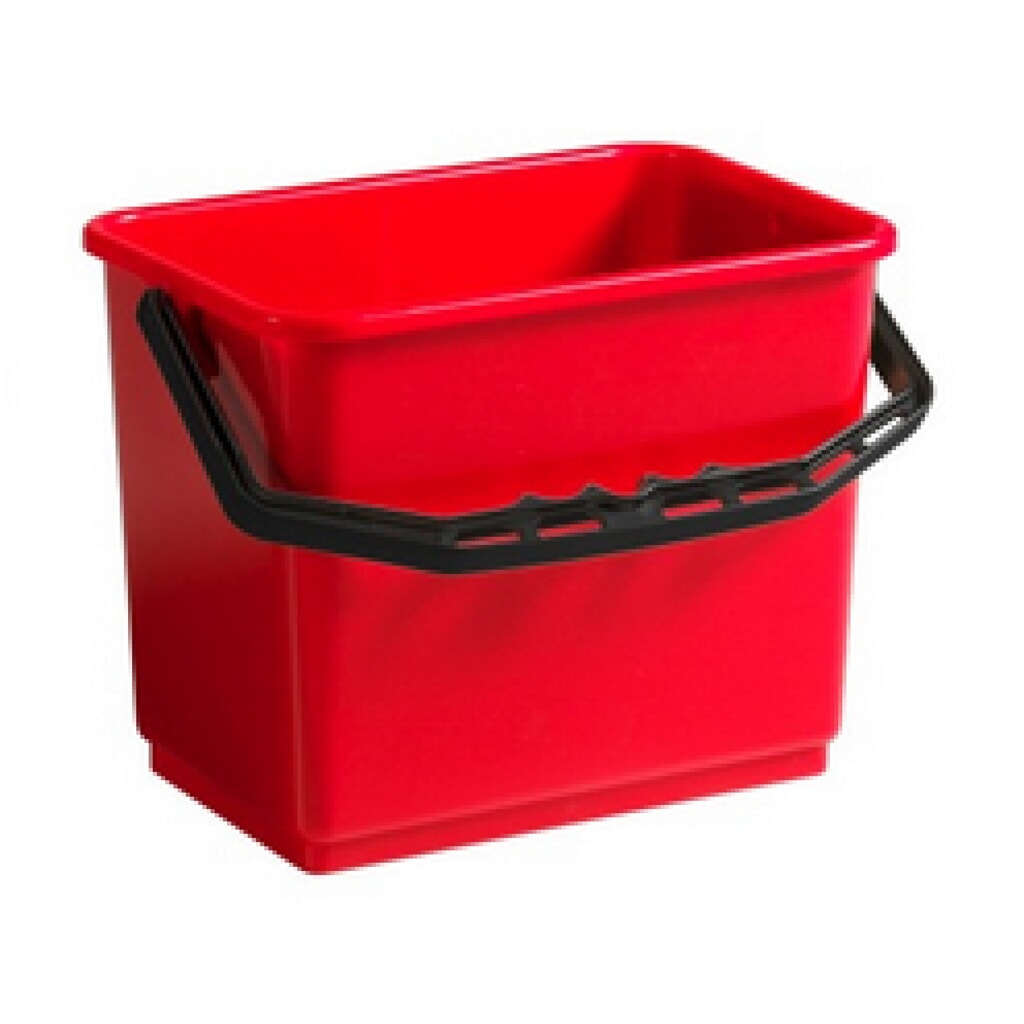 Immagine del prodotto: Secchio per carrelli per pulizie e di servizio, 6 litri, rosso