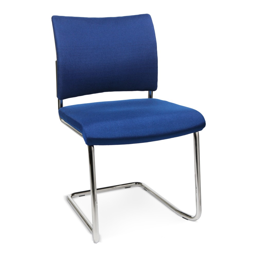 Immagine del prodotto: Sedia cantilever Topstar® New Age con schienale imbottito, blu