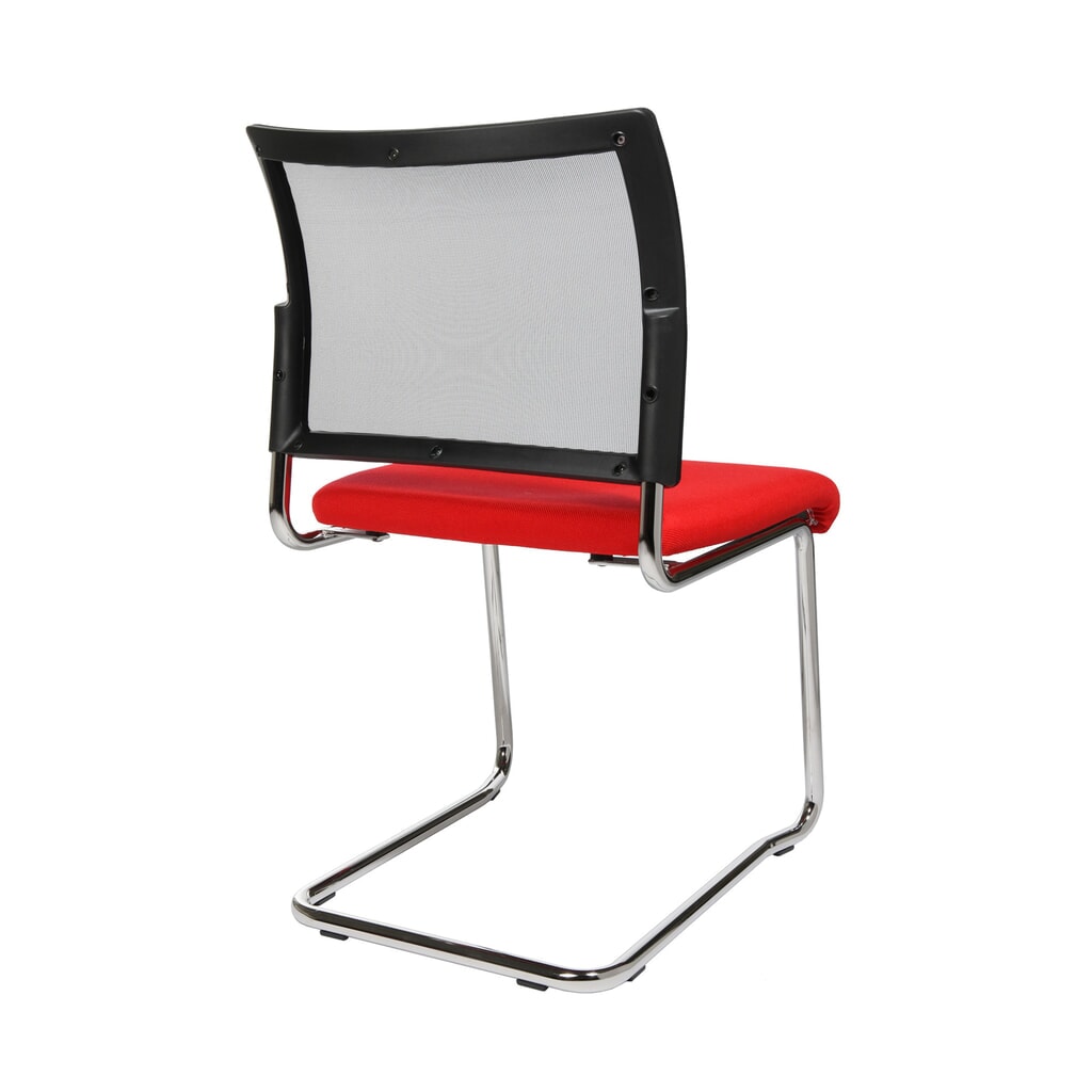 Sedia cantilever Topstar® New Age con schienale imbottito, rosso Immagine del prodotto n. 3: Sedia cantilever Topstar® New Age con schienale imbottito, rosso