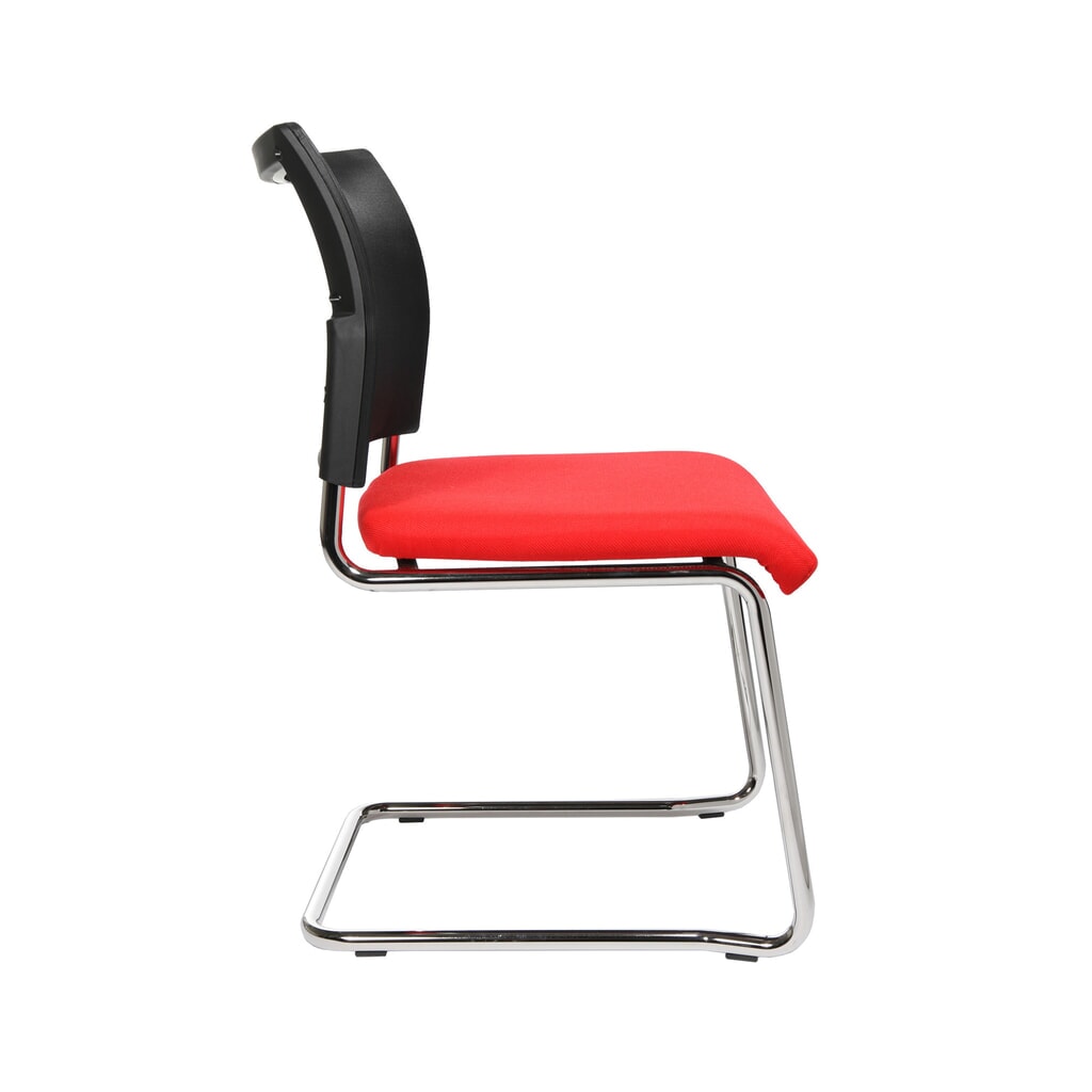 Sedia cantilever Topstar® New Age con schienale imbottito, rosso Immagine del prodotto n. 4: Sedia cantilever Topstar® New Age con schienale imbottito, rosso