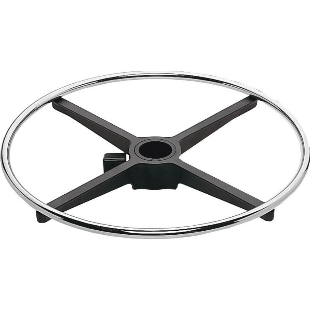 Immagine del prodotto n. 5: HEMMDAL Sedia girevole da lavoro Easy in poliuretano, altezza seduta 510-710 mm, base in materiale plastico, piedini, poggiapiedi ad anello