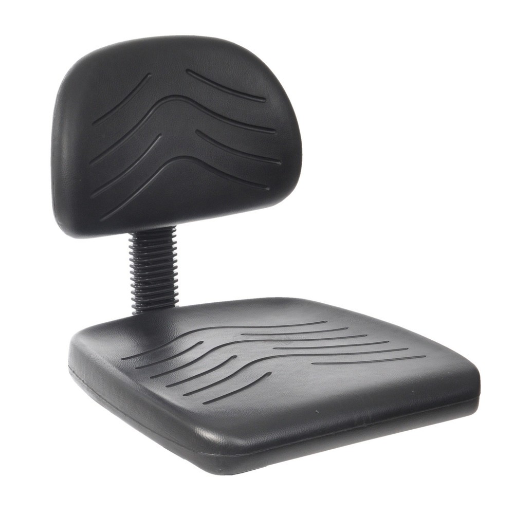 Immagine del prodotto n. 2: Sedia girevole da lavoro HEMMDAL Easy poliuretano, altezza sedile 450-650 mm, base in materiale plastico, ruote