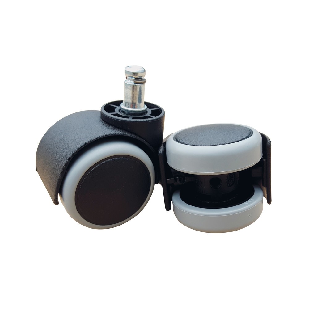 Immagine del prodotto n. 4: Sedia girevole da lavoro HEMMDAL Easy poliuretano, altezza sedile 450-650 mm, base in materiale plastico, ruote
