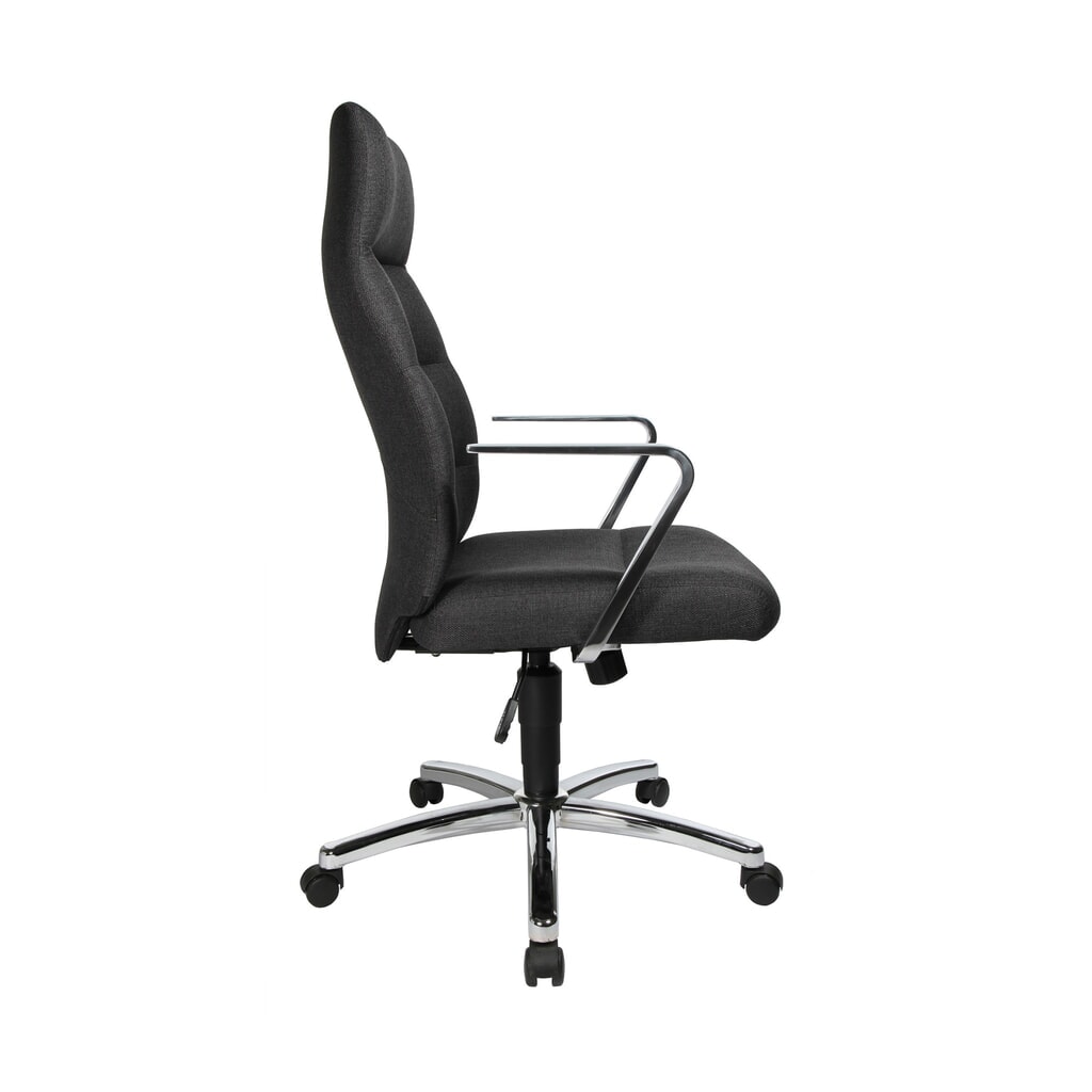 Sedia girevole da ufficio dirigenziale Topstar®, tessuto antracite Immagine del prodotto n. 3: Sedia girevole da ufficio dirigenziale Topstar®, tessuto antracite