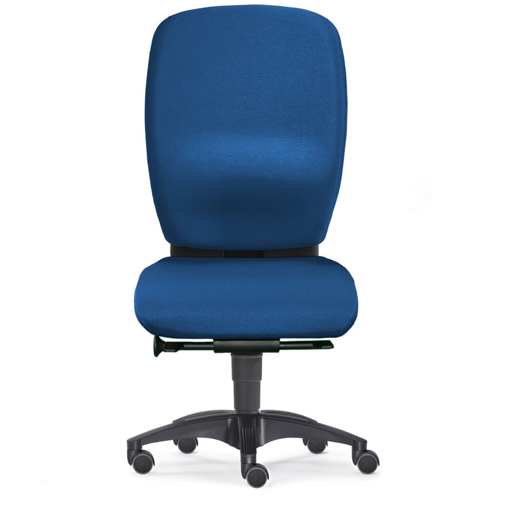Immagine del prodotto: Sedia girevole da ufficio PROFI, sedile XXL, blu
