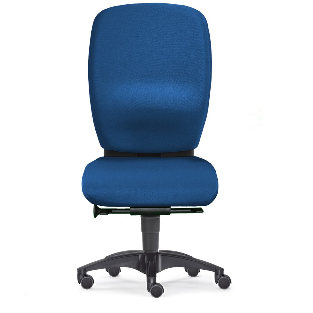 Immagine del prodotto: Sedia girevole da ufficio PROFI, sedile XXL, blu