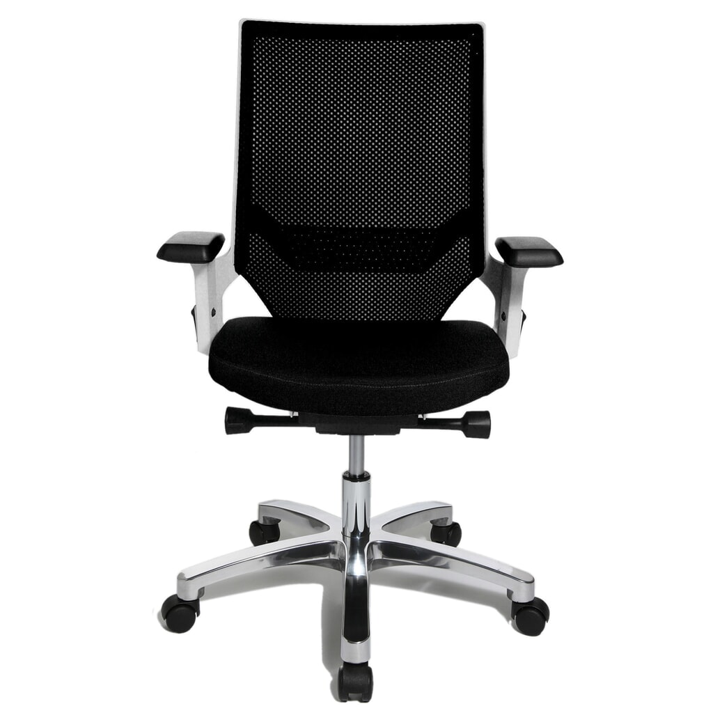 Sedia girevole da ufficio Topstar® Autosyncron, schienale in rete, nera Immagine del prodotto: Sedia girevole da ufficio Topstar® Autosyncron, schienale in rete, nera