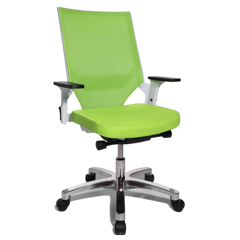 Immagine del prodotto n. 2: Sedia girevole da ufficio Topstar® Autosyncron, schienale in rete, verde