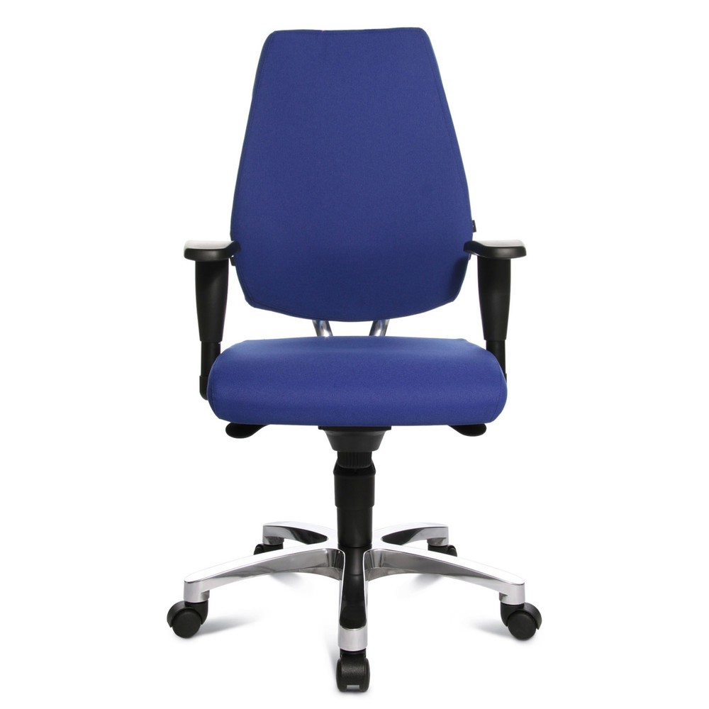 Immagine del prodotto: Sedia girevole da ufficio Topstar® Ortho 30, altezza e larghezza dei braccioli regolabile, blu royal