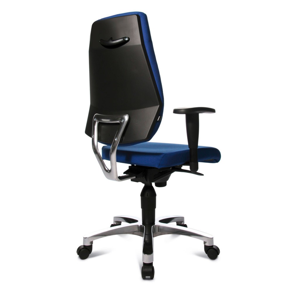 Immagine del prodotto n. 3: Sedia girevole da ufficio Topstar® Ortho 30, altezza e larghezza dei braccioli regolabile, blu royal