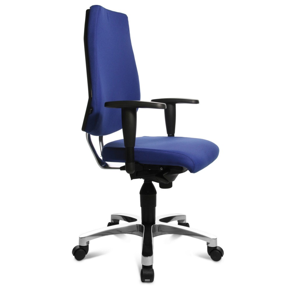 Immagine del prodotto n. 4: Sedia girevole da ufficio Topstar® Ortho 30, altezza e larghezza dei braccioli regolabile, blu royal