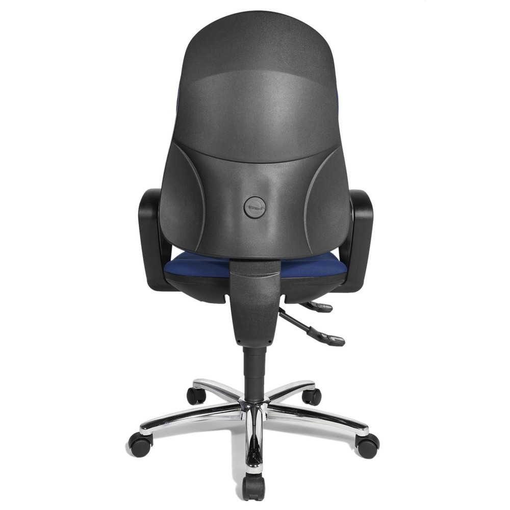 Immagine del prodotto n. 2: Sedia girevole da ufficio Topstar® Syncro-Steel II, schienale imbottito, blu