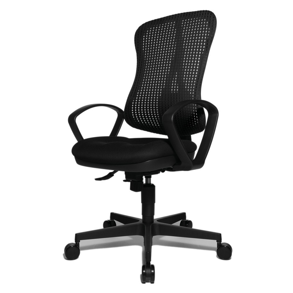 Immagine del prodotto n. 3: Sedia girevole per ufficio Topstar® Head Point SY, sedile concavo, nero/nero