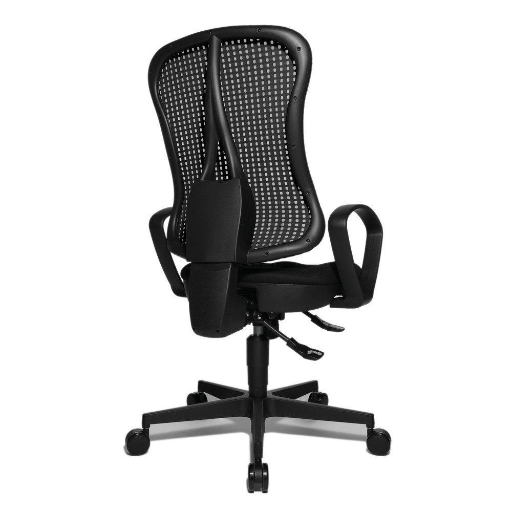 Immagine del prodotto n. 5: Sedia girevole per ufficio Topstar® Head Point SY, sedile concavo, nero/nero