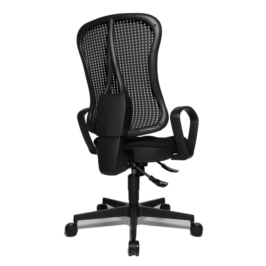 Immagine del prodotto n. 5: Sedia girevole per ufficio Topstar® Head Point SY, sedile concavo, nero/nero